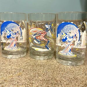 Disney 25th Anniversary glass set